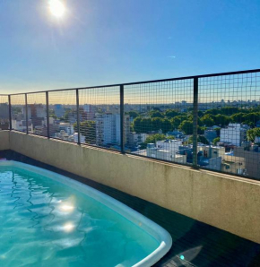 Apartamento Completo con piscina, parrilla y estacionamiento